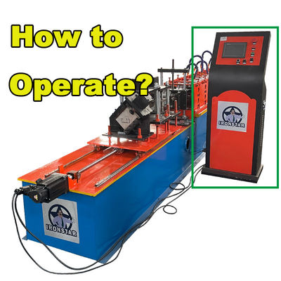 PLC control Stud And Track Machine Ceiling Channel Roll Forming Machine ISO9001