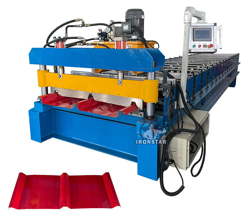 3 Rib Trapezoidal Roof Roll Forming Machine Metal Roof Panel Making Machine