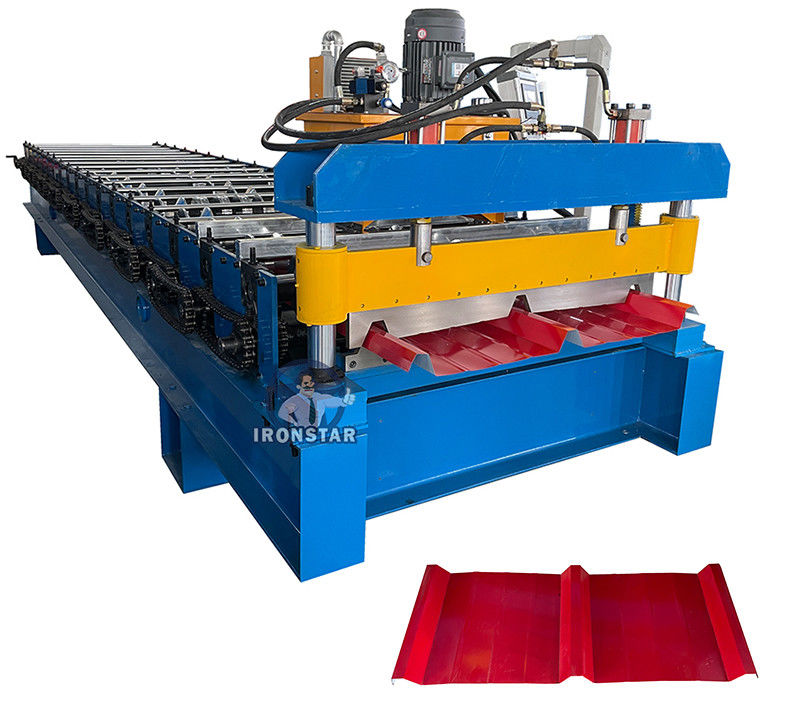 3 Rib Trapezoidal Roof Roll Forming Machine Metal Roof Panel Making Machine