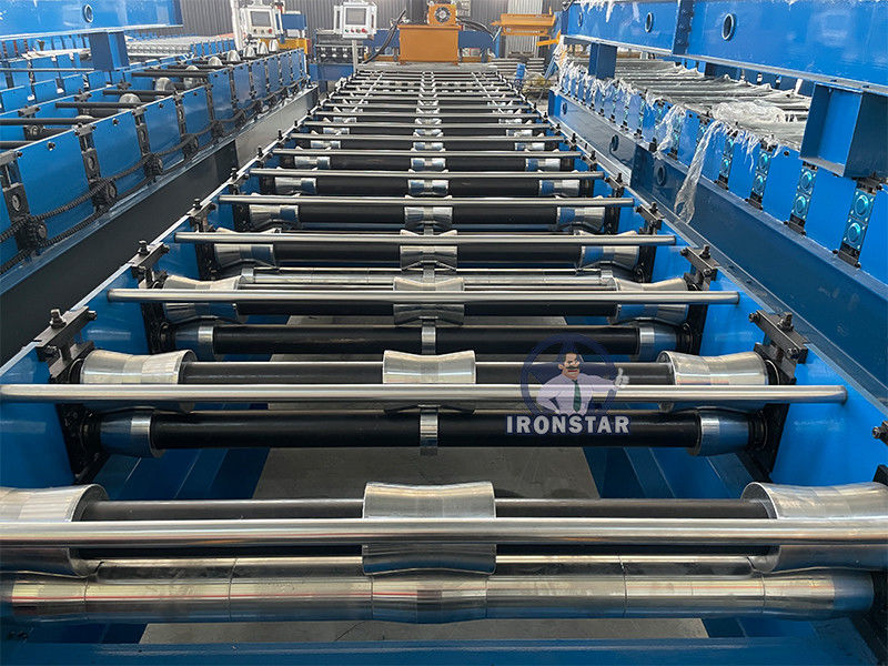 3 Rib Trapezoidal Roof Roll Forming Machine Metal Roof Panel Making Machine
