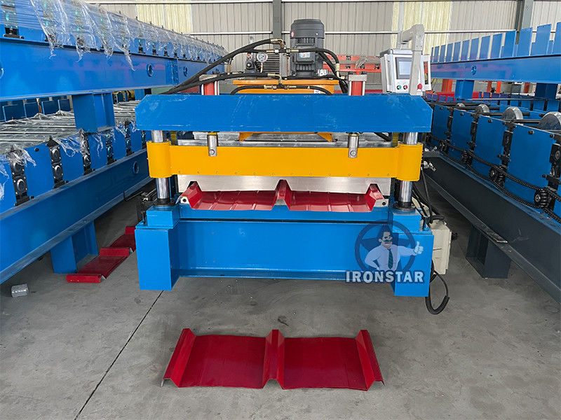 3 Rib Trapezoidal Roof Roll Forming Machine Metal Roof Panel Making Machine