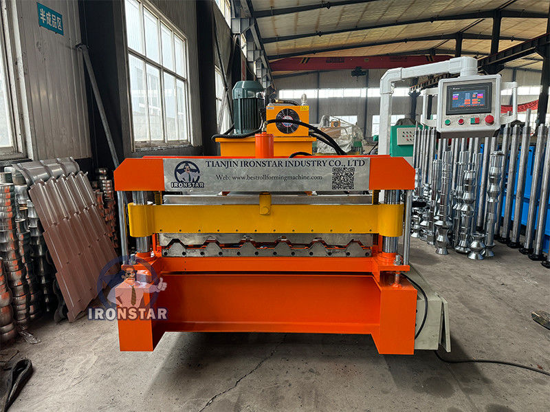 980 roof sheet roll forming machine in Brazil 980 roofing sheet roll forming machine | metal roof roll forming machine |