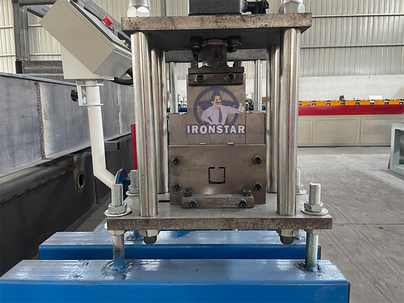 “C Channel Track Roll Forming Machine Automatic C Guide Rail Roll Forming Machine Shutter Door Track Slide Rail Forming Machine for Metal Construction”