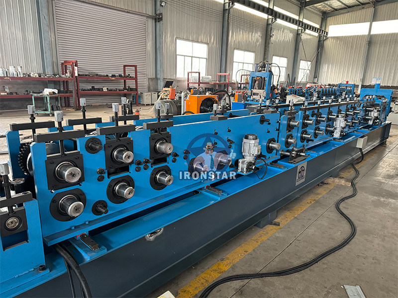 “C Purlin Roll Forming Machine 80-300mm Adjustable C Channel Forming Machine Wide Range Size Adjustable Roll Former”