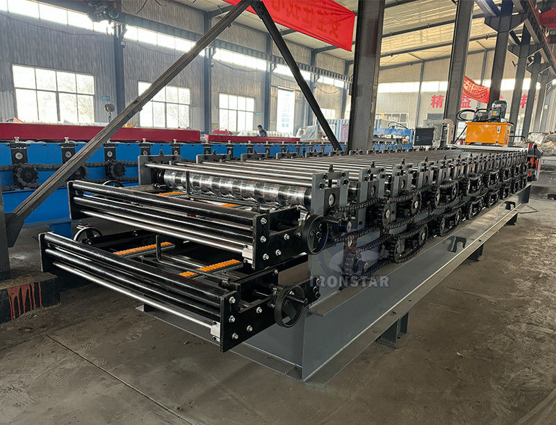 5 rib and 7 rib double deck 750 roof sheet roll forming machine for Malaysia
