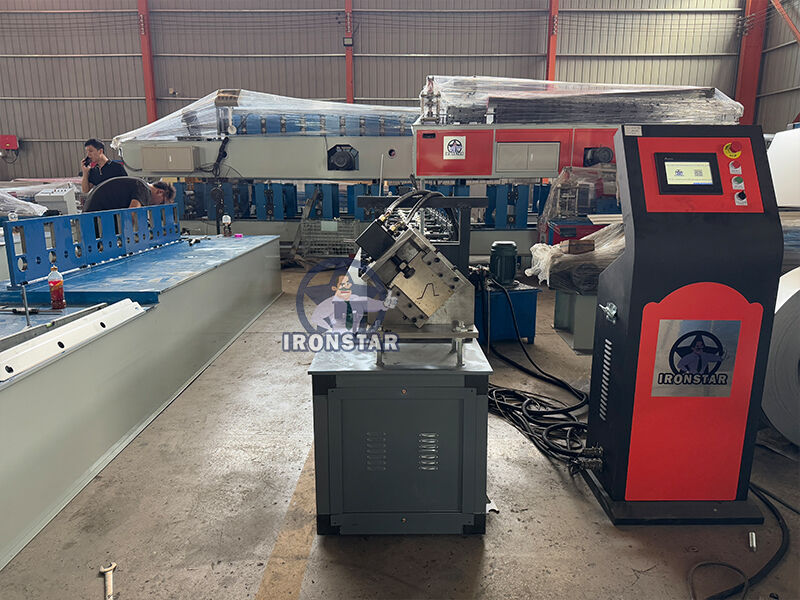 “Omega Channel Machine with Punching Holes Customized Omega Channel Forming Machine with Online Punching Holes Device To USA ”